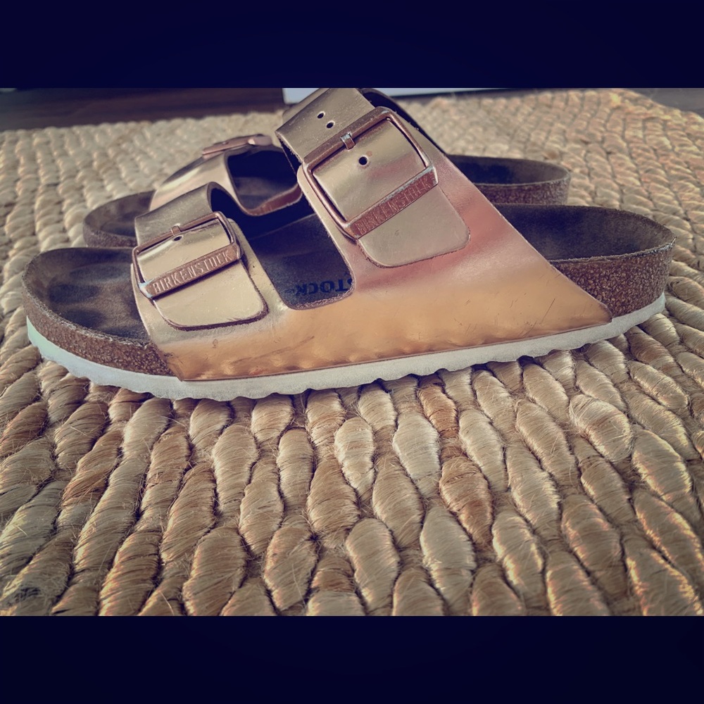 Copper Birkenstock’s
